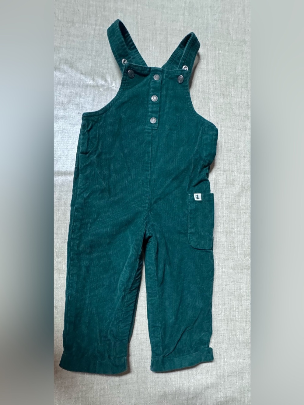 Carter's Teal Green Corduroy Kids Overalls